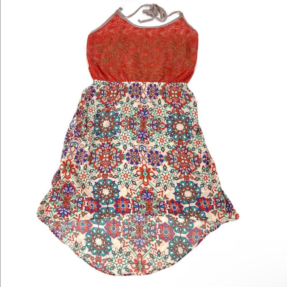 Hi-low Halter Dress Size M Flying Tomato